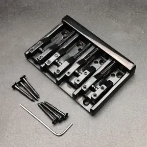 Vintage 5-String Locked Saddle Bass Bridge 21 S76553e9664cf4778a75f16ca65946aa0u