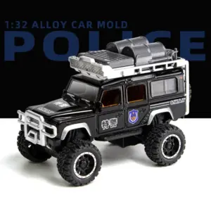1:32 Scale Land Rover Defender Police Model 15 S76647f6af670486285e50998dbdcc168n