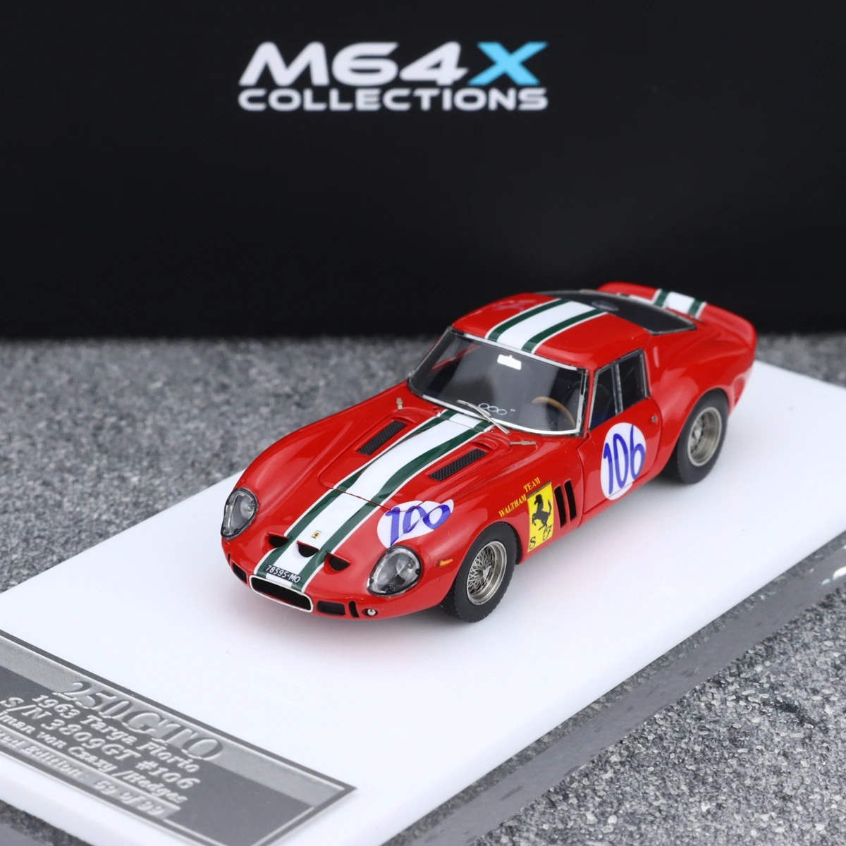 Yuemar 250GTO 1:64 Scale Miniature Cars Set 4 Yuemar 250GTO 1:64 Scale Miniature Cars Set - Image 4