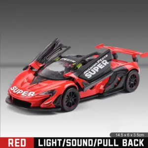 1:32 McLaren P1 GTR Diecast Model Red 13 S76ba1f2b23454695ab34045836cc0a27Y
