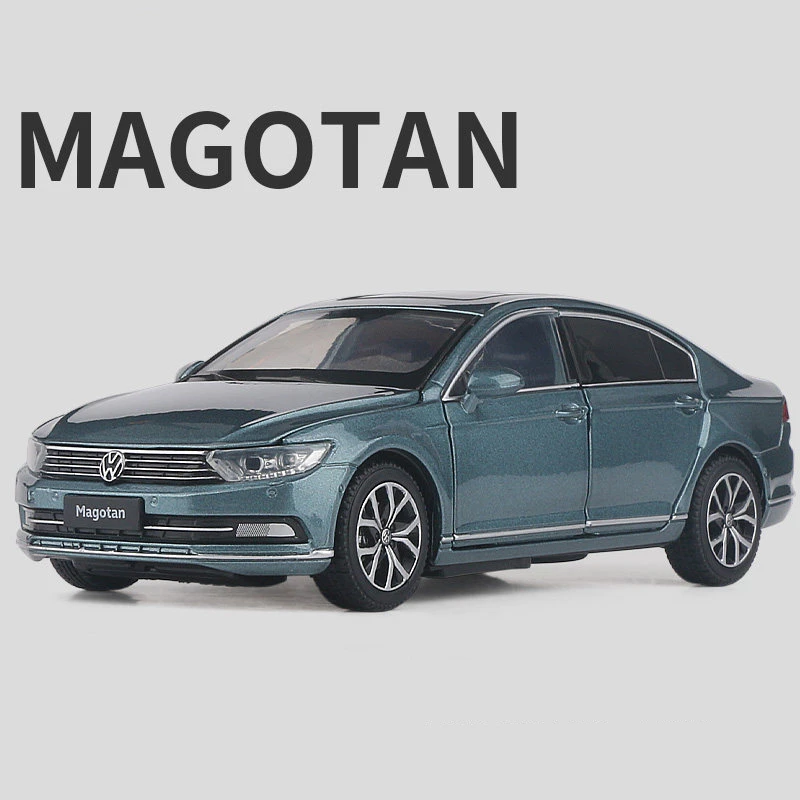 Teal Blue Volkswagen Magotan Diecast Model 1:32 11 Teal Blue Volkswagen Magotan Diecast Model 1:32 - Image 11