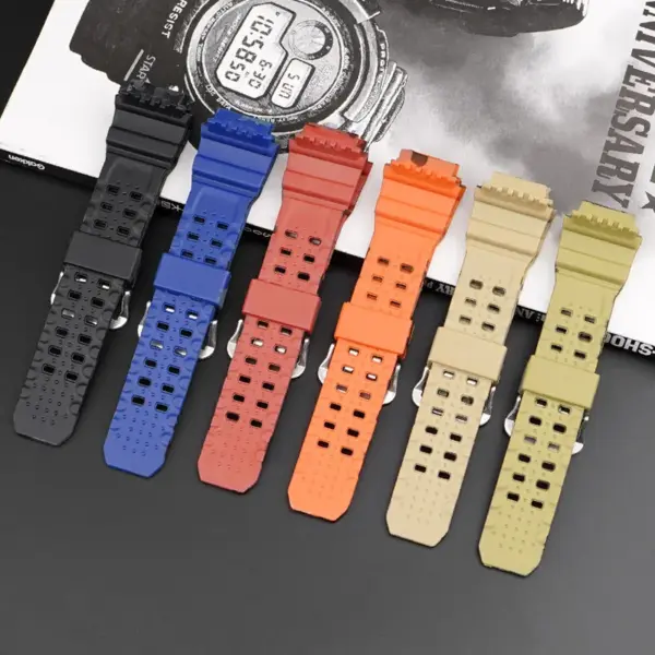 Red TPU Strap for Casio G-Shock GW-9400 - Image 3
