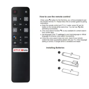 TCL Smart TV Remote Control RC802V FNR1 9 S77fb5ee142244f259fb1d1cdaab91d8ap