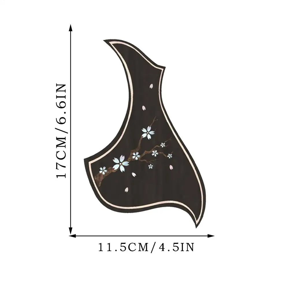 Acoustic Guitar Pickguard Set with Floral Designs 7 Acoustic Guitar Pickguard Set with Floral Designs - Image 7