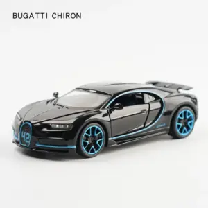 1:32 Diecast Bugatti Chiron Blue Model Car 13 S78612305fb124352af50d368e6617056B