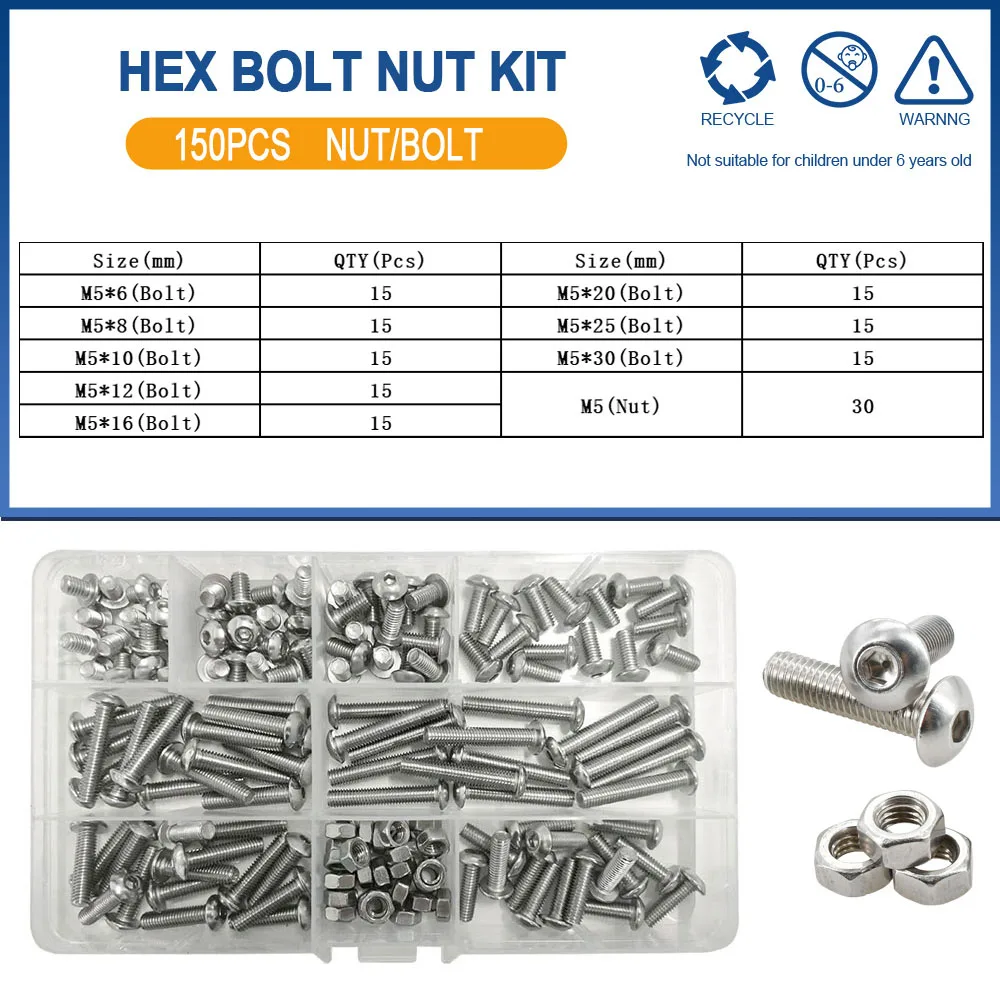 Allen Screw Bolt Kit for Motorcycle Assembly 11 Allen Screw Bolt Kit for Motorcycle Assembly - Image 11