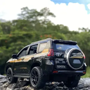 1:32 Black Toyota Prado Diecast Model Car 14 S790a8845f65941b18aa68f080ff0878a8