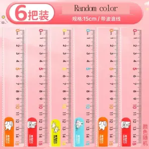 Colorful Plastic Rulers Set for Students 17 S792f11d9f850408b99b999b74f3093c1W