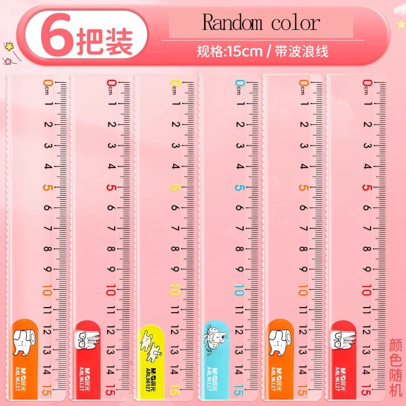 Colorful Plastic Rulers Set for Students 9 Colorful Plastic Rulers Set for Students - Image 9