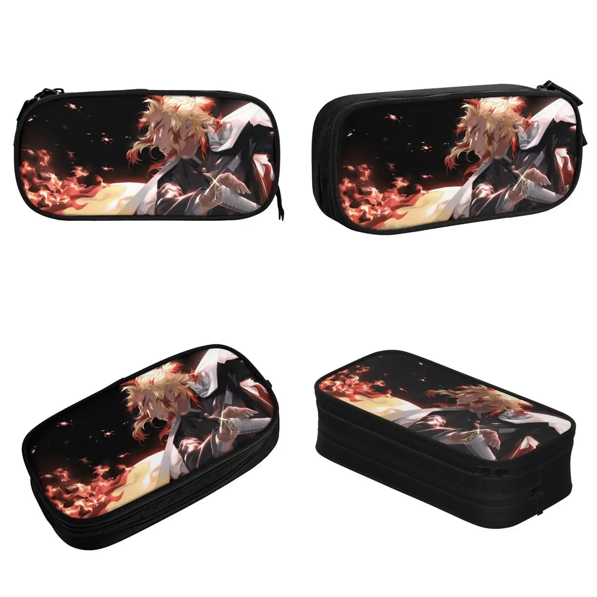 Kyojuro Rengoku Anime Pencil Case 2 Kyojuro Rengoku Anime Pencil Case - Image 2
