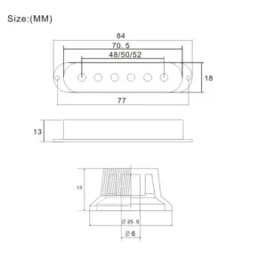 Silver Pickup Cover Set for SSS Electric Guitars 15 S798c4bc183254584962d654901e924b2S