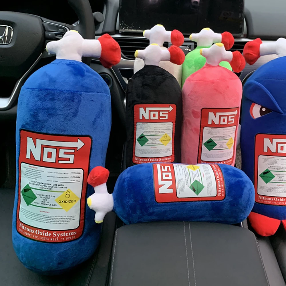 NOS Style Plush Pillows for Car Decor 4 NOS Style Plush Pillows for Car Decor - Image 4