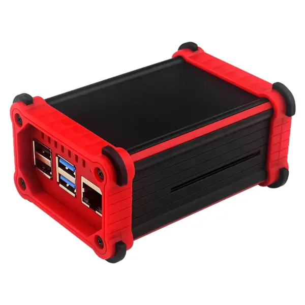 Raspberry Pi 4 Aluminum Case with Fan and Heatsinks - Image 3