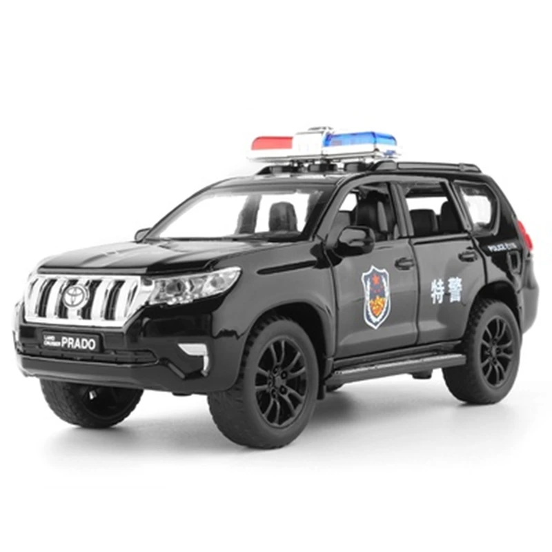 1:32 Black Toyota Prado Diecast Model Car 9 1:32 Black Toyota Prado Diecast Model Car - Image 9