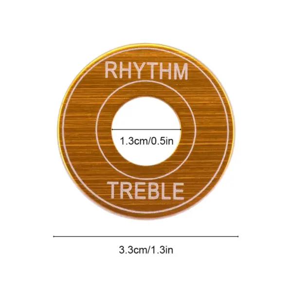 Gold Aluminum Alloy Guitar Toggle Switch Rings - Image 6