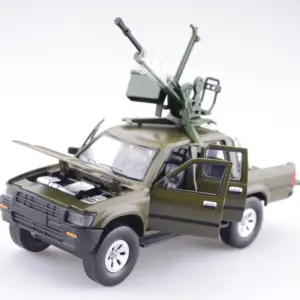 1:32 Toyota Hilux Diecast Model Olive Green 16 S7a86d3d820474b149ccfcc655739fe59Q