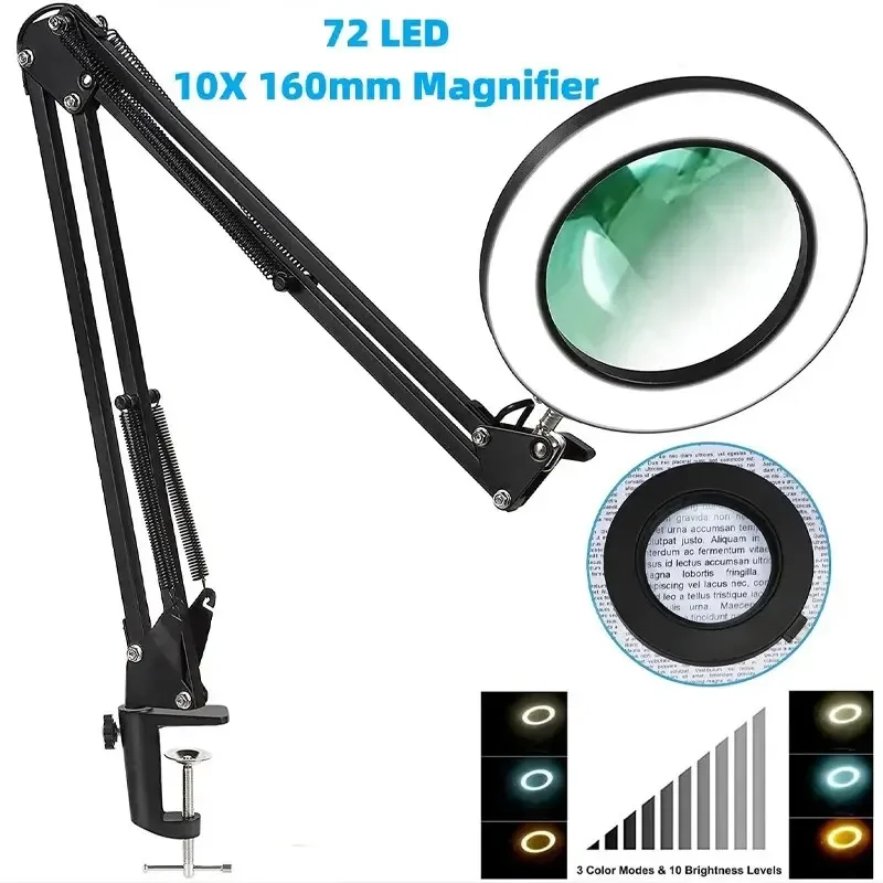 LED Magnifying Glass with 72 LEDs and USB 2 LED Magnifying Glass with 72 LEDs and USB - Image 2