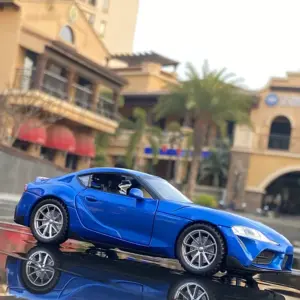 1:32 Toyota Supra Yellow Diecast Model Car 13 S7af2c492c7bc4ecb97326a2fb005d2b96 1