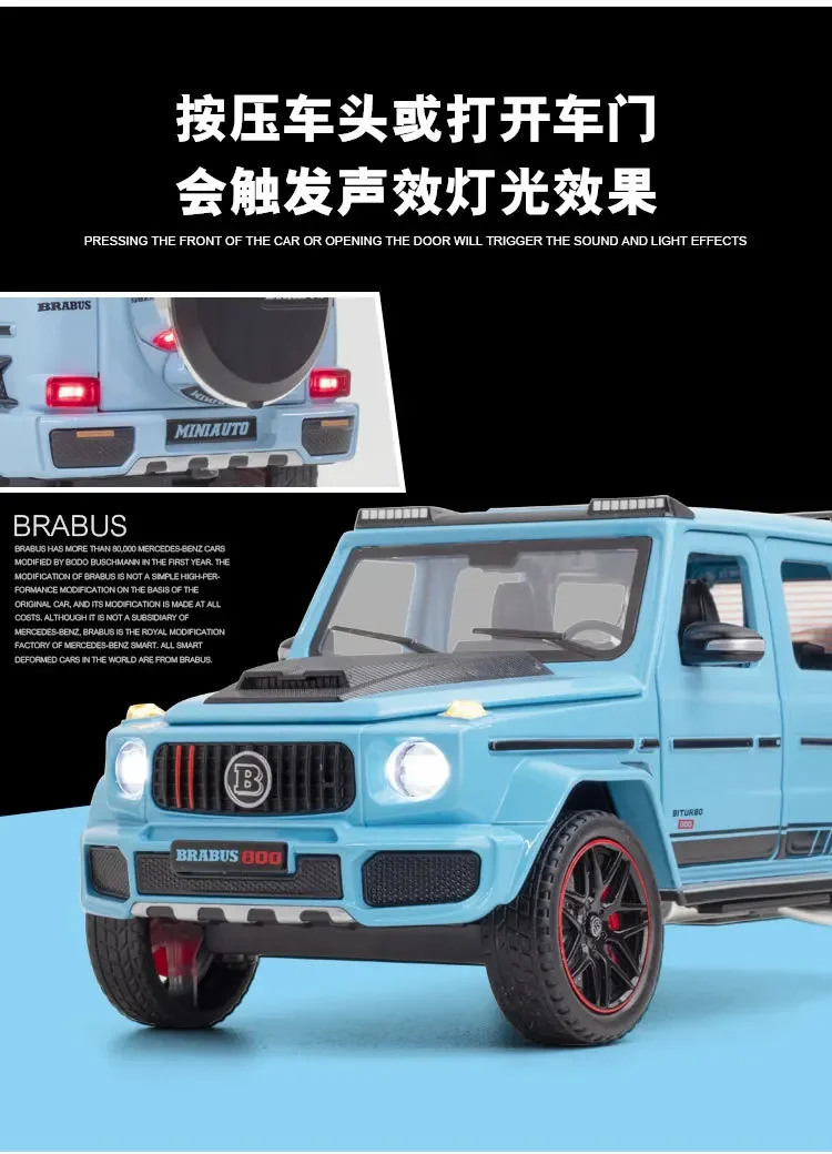 1:24 Scale Mercedes Benz BRABUS G800 Model 23 1:24 Scale Mercedes Benz BRABUS G800 Model - Image 23