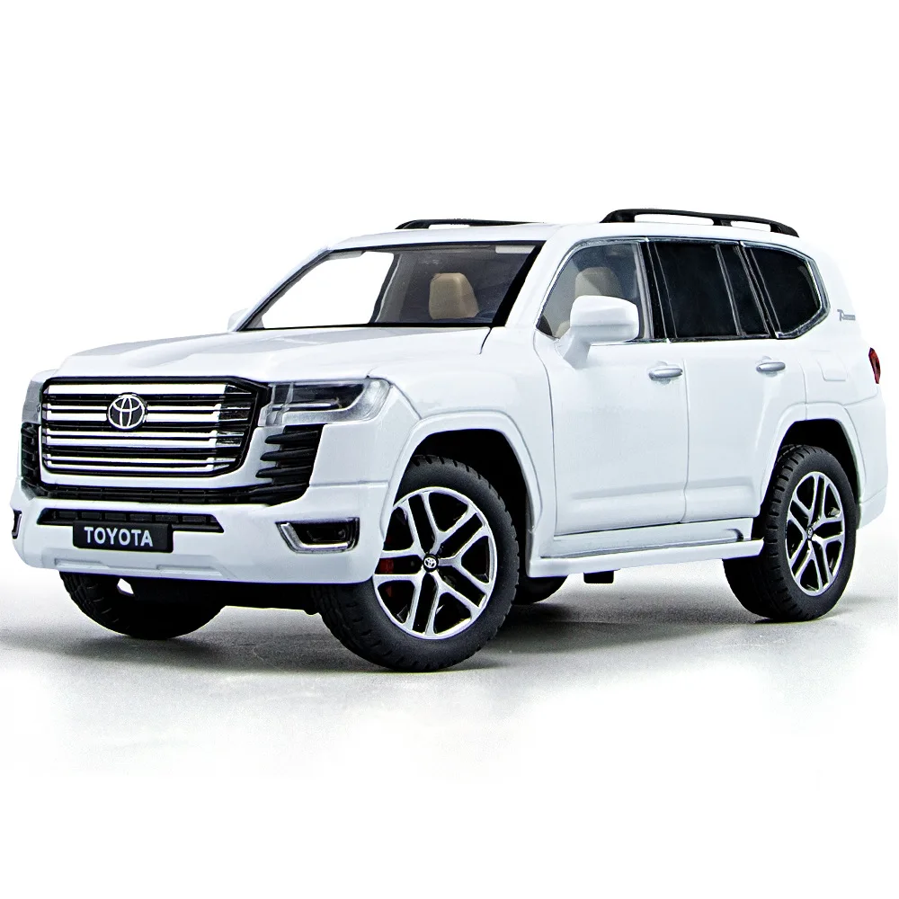 1:24 Scale White Toyota Land Cruiser Model 7 1:24 Scale White Toyota Land Cruiser Model - Image 7