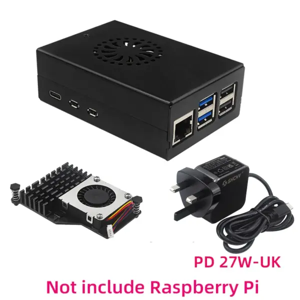 Raspberry Pi 5 Aluminum Case with Cooler - Image 7