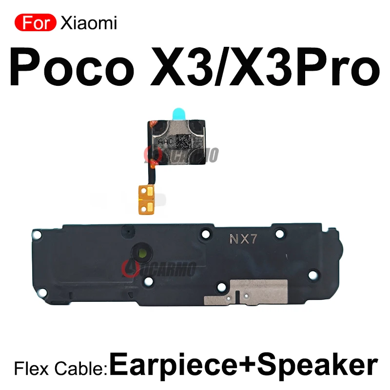 Xiaomi Poco X3 X3 Pro Earpiece & Speaker Set 3 Xiaomi Poco X3 X3 Pro Earpiece & Speaker Set - Image 3
