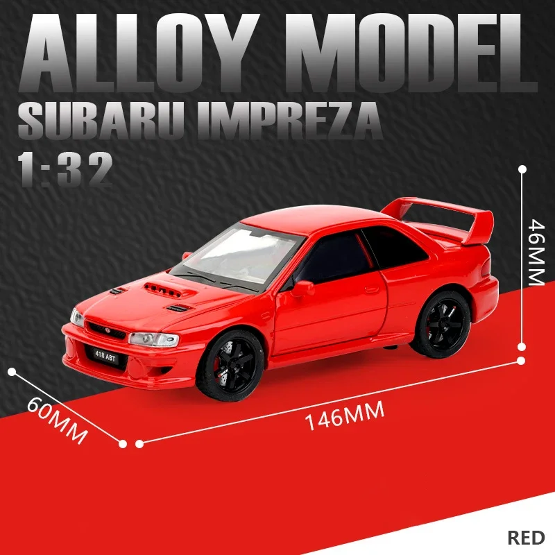 1:32 Subaru Impreza WRX STI Diecast Model 10 1:32 Subaru Impreza WRX STI Diecast Model - Image 10