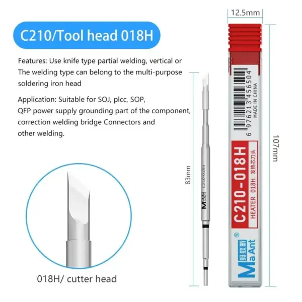 MaAnt C210 Soldering Iron Tip Set - Image 8