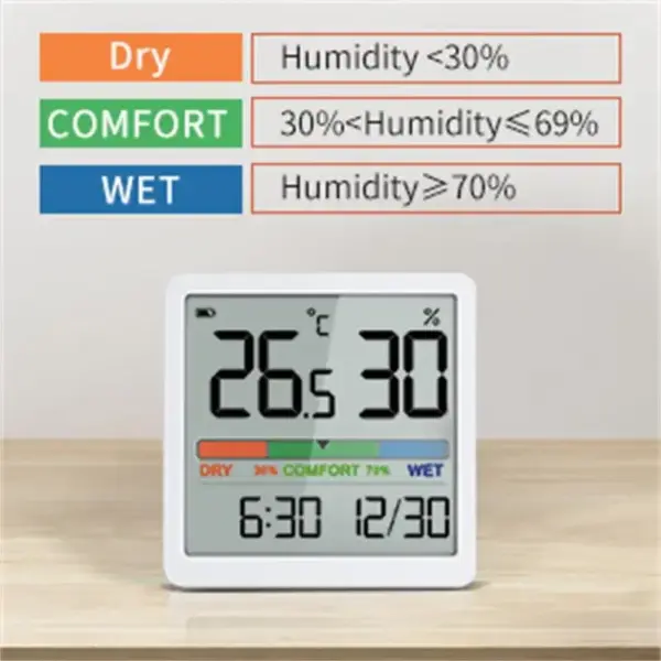 Digital Thermometer Hygrometer Indoor Weather Sensor - Image 2