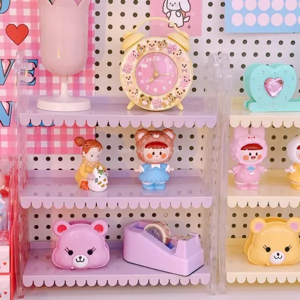 Fresh Lace 3-Layer Shelf for Cosmetics Display - Image 5