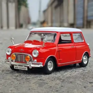 1:18 Morris Mini Cooper Police Car Model 19 S7d94871f38064f8e81636cd175bc83adf