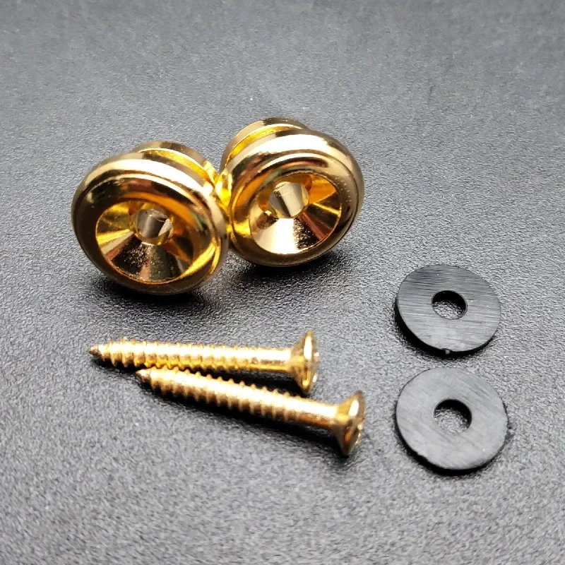 50 Metal Mushroom Head Guitar Strap Buttons 6 50 Metal Mushroom Head Guitar Strap Buttons - Image 6