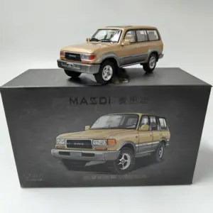 MASSDI Diecast 1/64 Gold Toyota Land Cruiser 8 S7eb10442bc194b60bd166e6435839588l