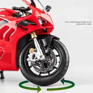 1:9 Ducati V4S Panigale Diecast Motorcycle Model 9 S7f1a9b2f623247ae932bd1ad175807aai