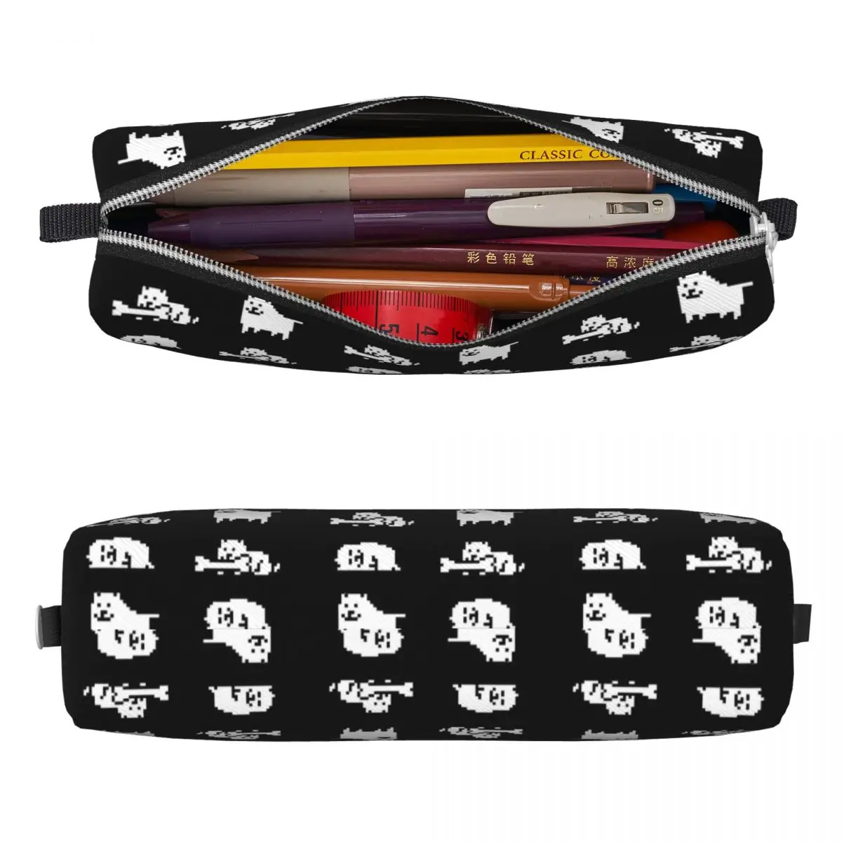 Whimsical Pixelated Dog Pencil Case 2 Whimsical Pixelated Dog Pencil Case - Image 2