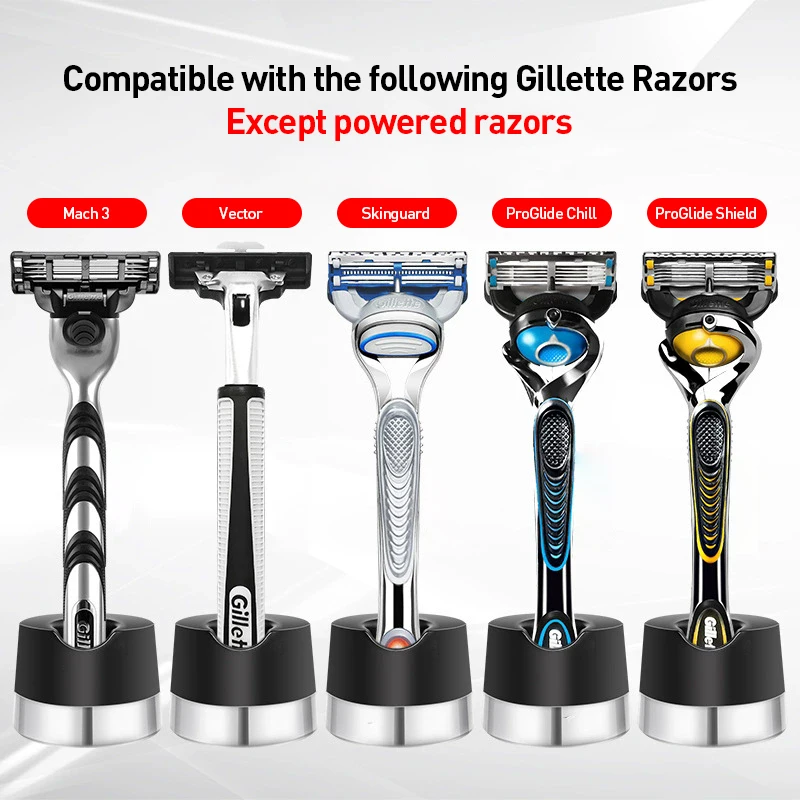 YUNCHI Magnetic Draining Stand for Gillette Razors 6 YUNCHI Magnetic Draining Stand for Gillette Razors - Image 6