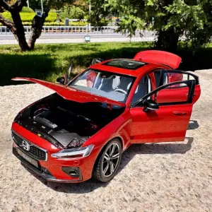 1:18 Scale Volvo S60 Diecast Model Red 12 S7f92e31fd9764152a0badde94309e796Z