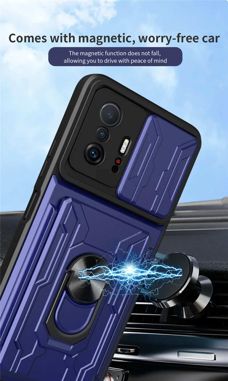 Xiaomi 11T 11T Pro Magnetic Ring Phone Case 5 Xiaomi 11T 11T Pro Magnetic Ring Phone Case - Image 5