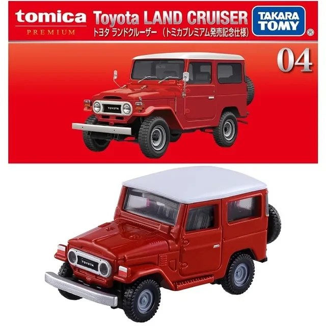 Toyota Land Cruiser SUV Diecast Models Red Yellow 7 Toyota Land Cruiser SUV Diecast Models Red Yellow - Image 7