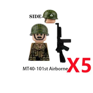 101st Airborne Army Figure Set - 5 Pieces