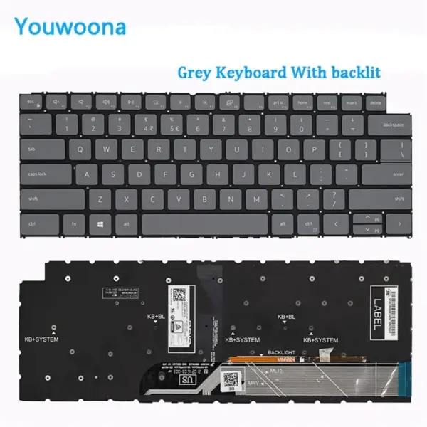 Dell Vostro 14Pro Latitude 3420 Keyboard Black - Image 4