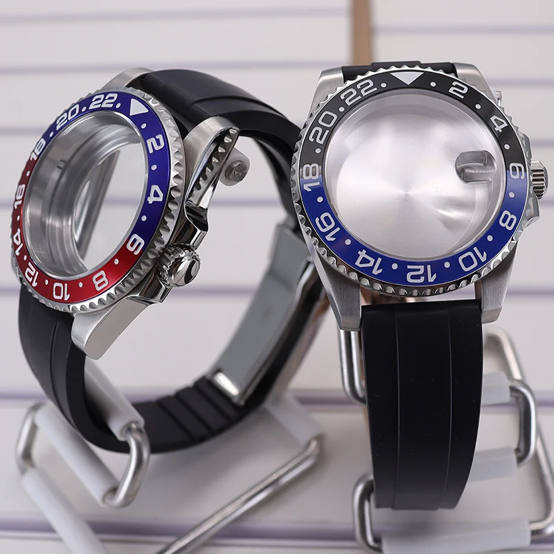 40mm Waterproof Watch Case with Rubber Strap 4 40mm Waterproof Watch Case with Rubber Strap - Image 4