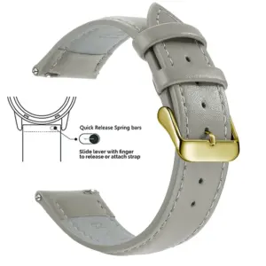 Genuine Leather Watch Band for Smart Watches