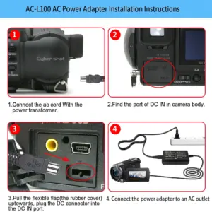 AC-L100C Power Adapter for Sony Cameras 10 S808fedbe780c41098c36d51e8c82f88eK