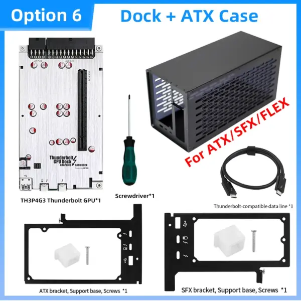 Thunderbolt-compatible GPU Dock with PD Charging - Image 12