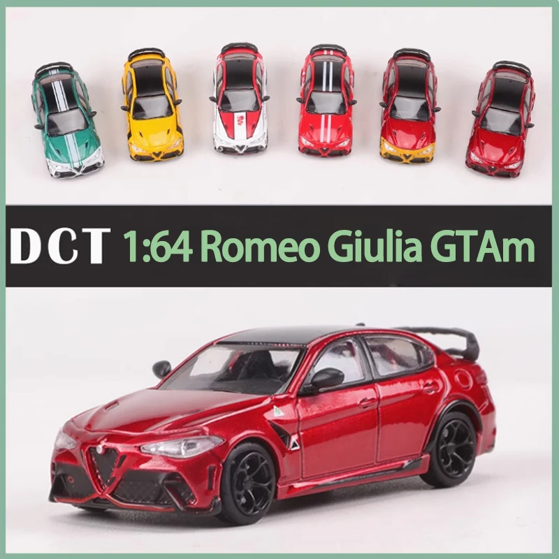 1:64 Scale Yellow Romeo Giulia GTAm Model Car 2 1:64 Scale Yellow Romeo Giulia GTAm Model Car - Image 2