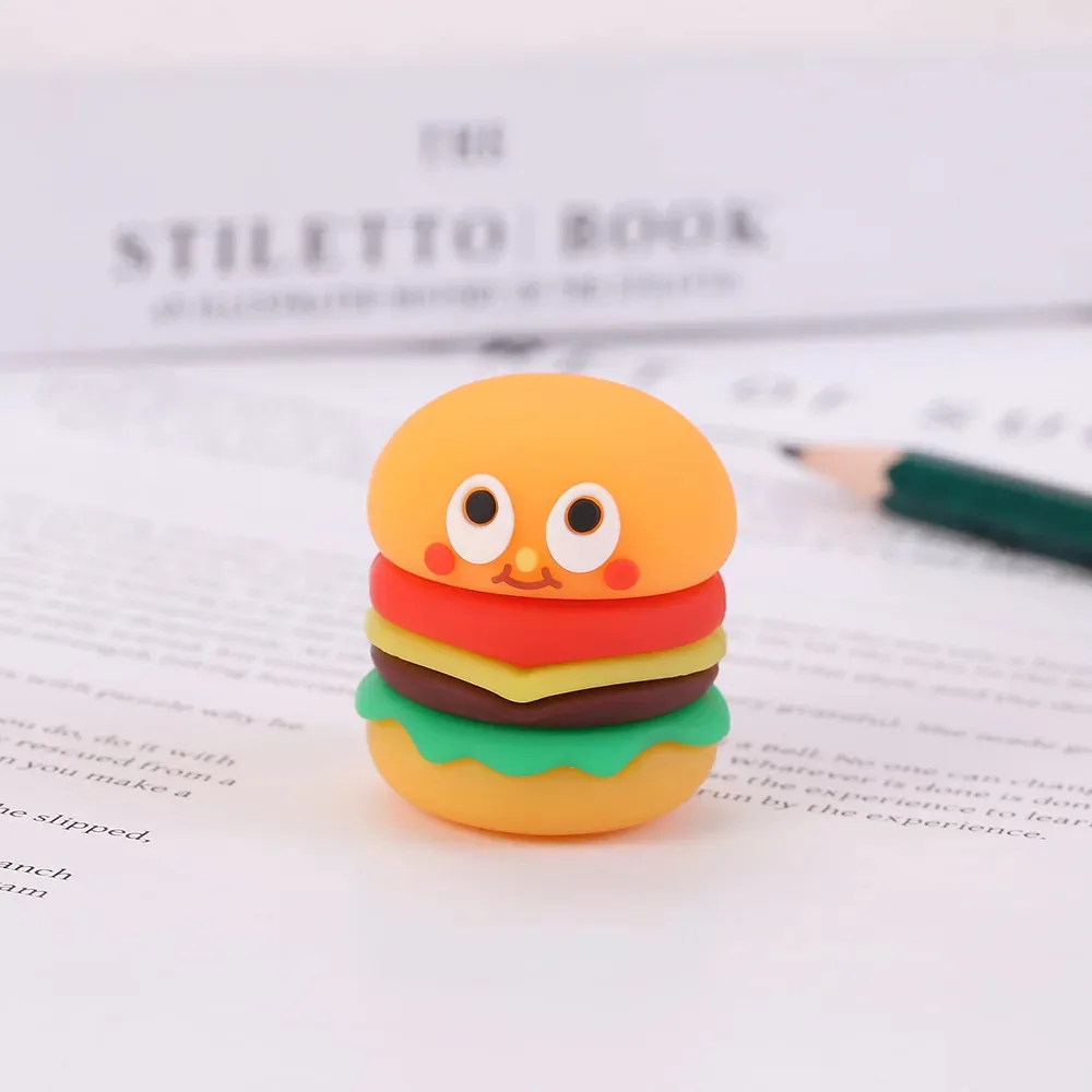 Mini Food-Themed Mechanical Pencil Sharpener Set 6 Mini Food-Themed Mechanical Pencil Sharpener Set - Image 6