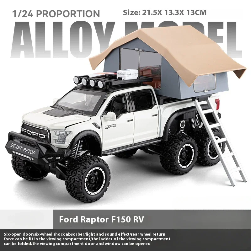 Ford Raptor F150 1:24 Scale Diecast Model 9 Ford Raptor F150 1:24 Scale Diecast Model - Image 9