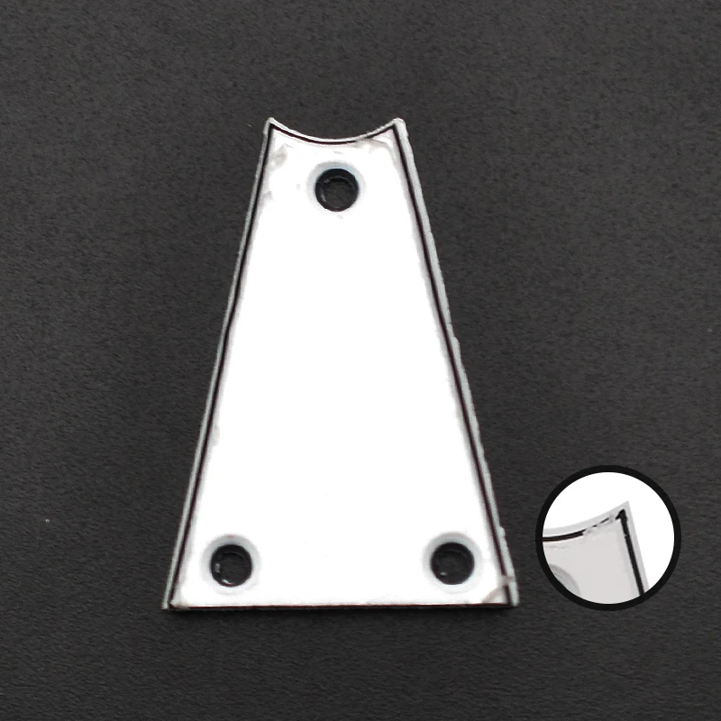 Triangle Truss Rod Cover 42.5x30mm Black White Shell 4 Triangle Truss Rod Cover 42.5x30mm Black White Shell - Image 4