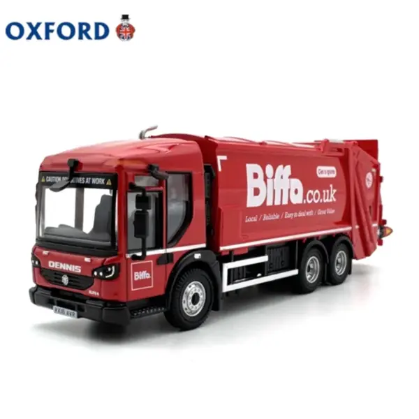 1/76 Scale Diecast Biffa Garbage Truck Model - Image 3